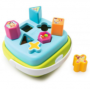 Сортер-корзинка Cotoons, голубой (Smoby, 110410)